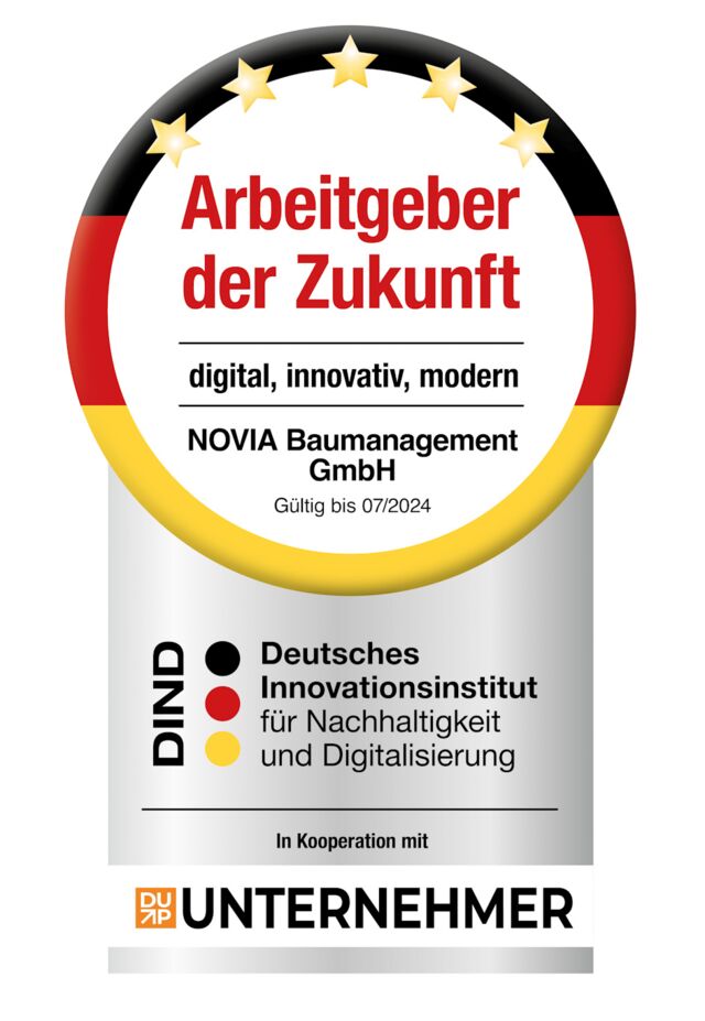 Auszeichnung Arbeitgeber der Zukunft des Deutschen Innovationsinstituts für Nachhaltigkeit und Digitalisierung